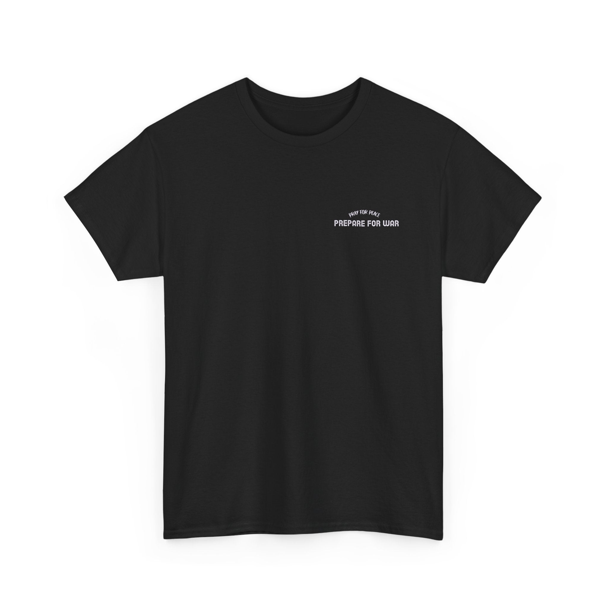 Pray for Peace, Prepare for War Tee — Vintage Tiger Graphic T-Shirt