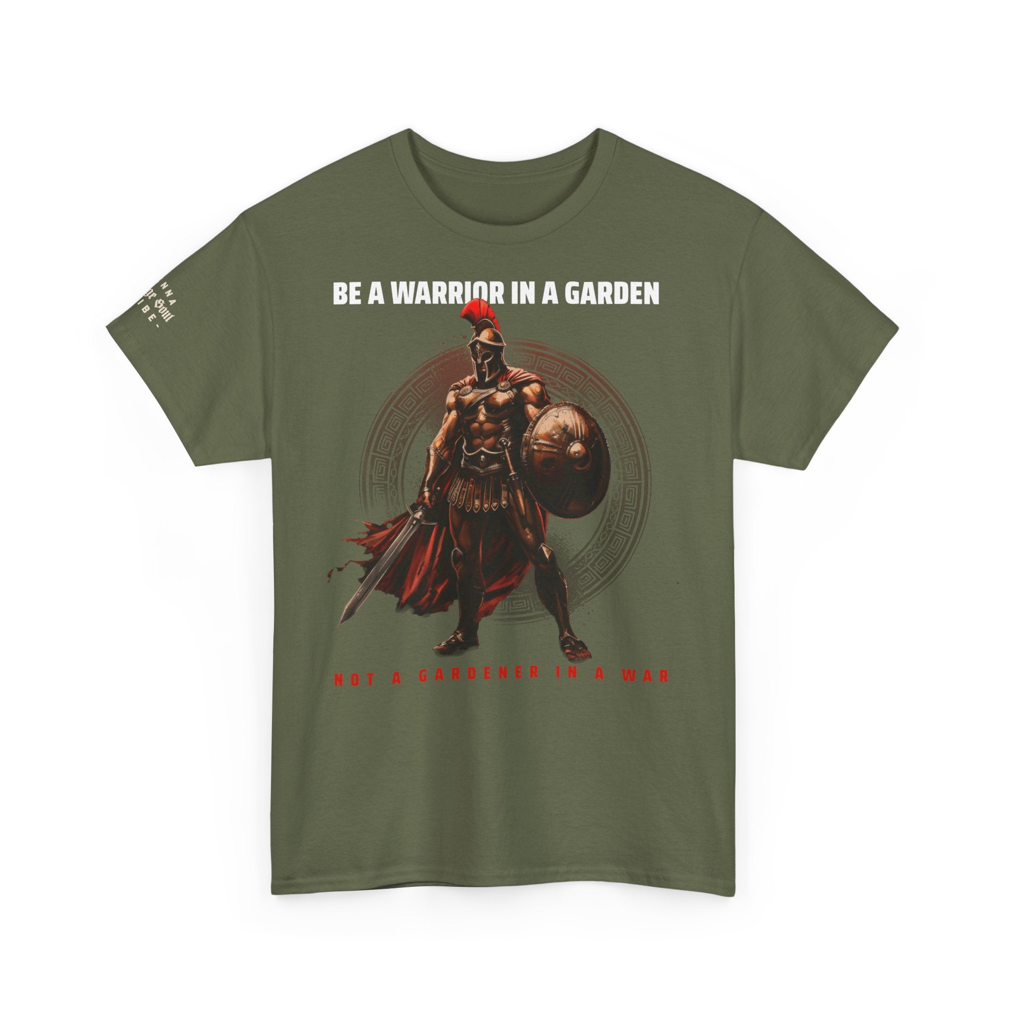 Spartan Warrior T‑Shirt — 'Be A Warrior' Graphic Tee