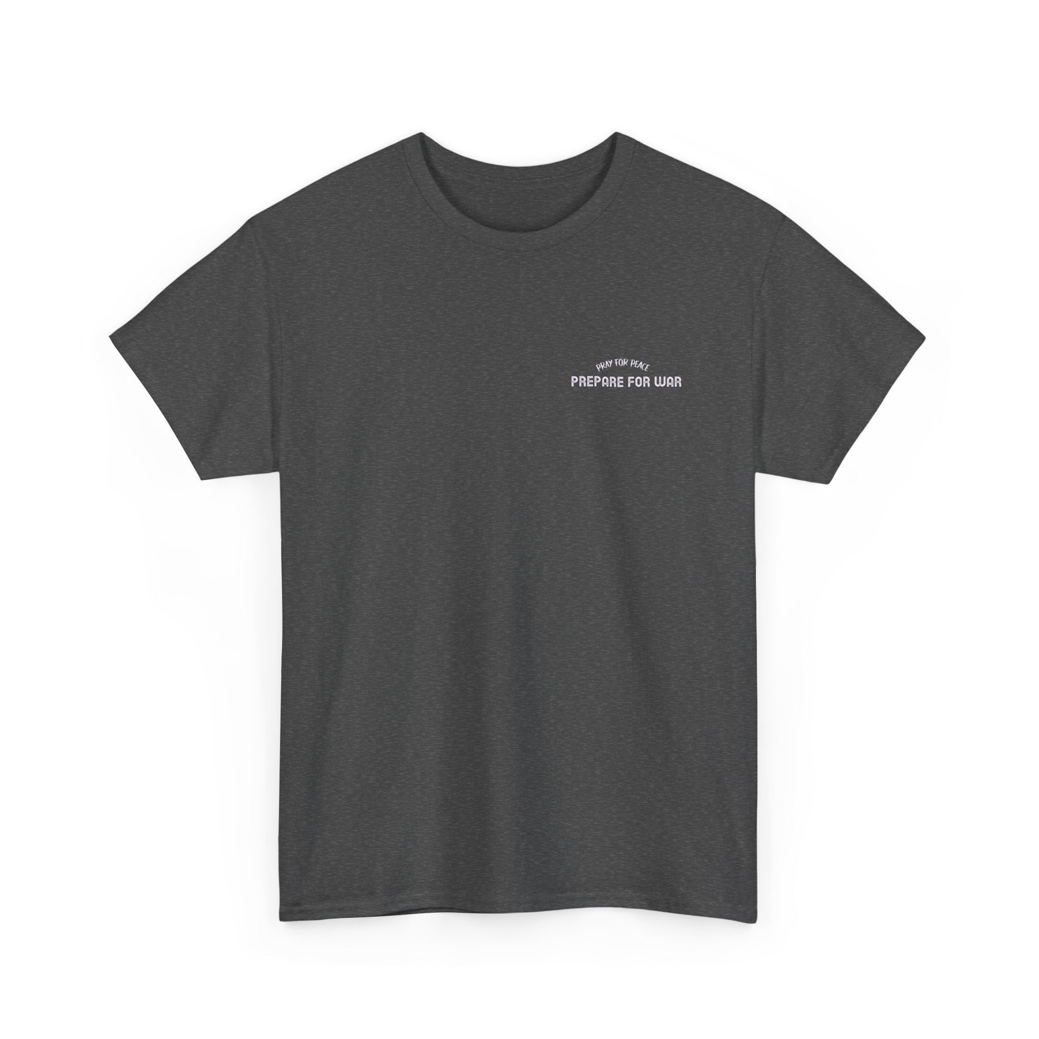 Pray for Peace, Prepare for War Tee — Vintage Tiger Graphic T-Shirt
