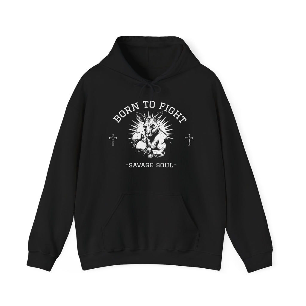 Born to Fight Hoodie – "Savage Soul" Graphic Pullover