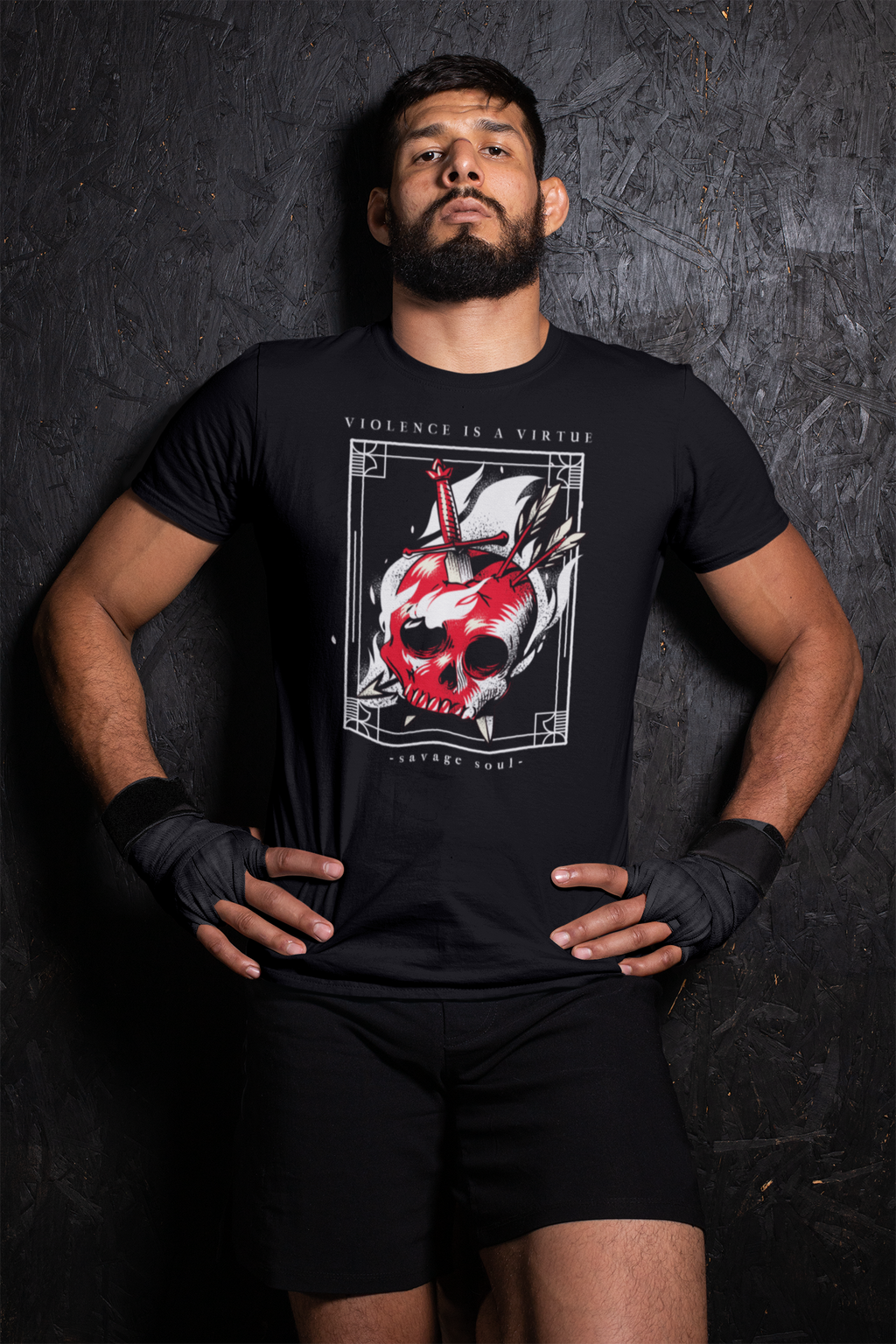 'Violence Is a Virtue' Tee — Provocative Graphic T-Shirt