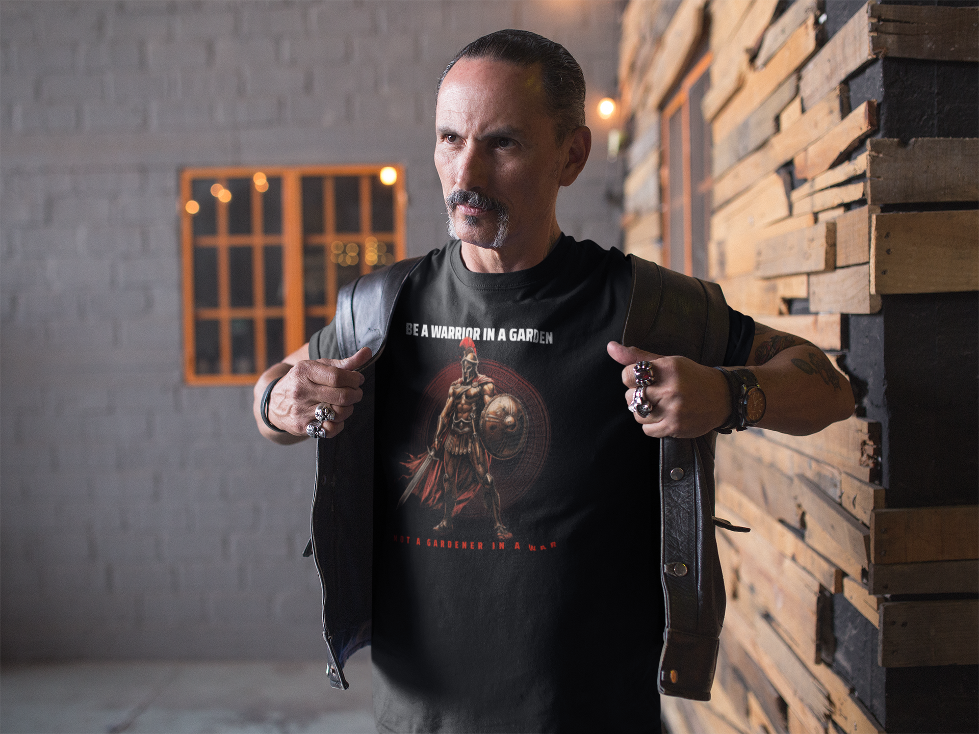 Spartan Warrior T‑Shirt — 'Be A Warrior' Graphic Tee